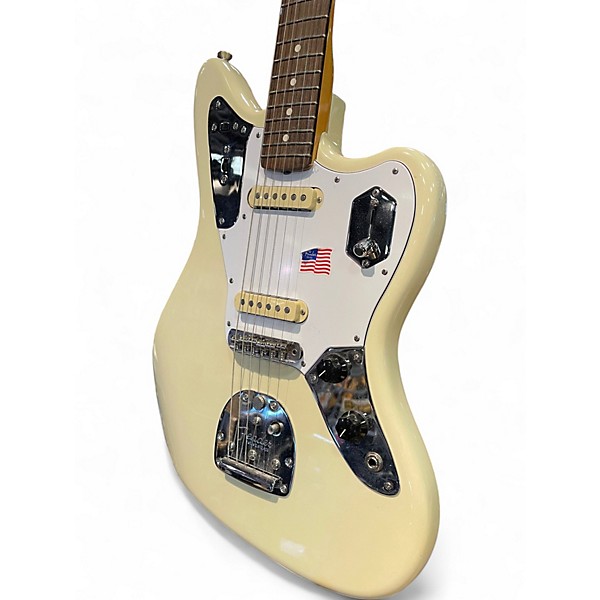 Used Fender Johnny Marr Signature Jaguar Alpine White Solid Body Electric Guitar