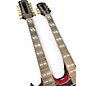 Used Epiphone G1275 Double Neck Wine Red Solid Body Electric Guitar