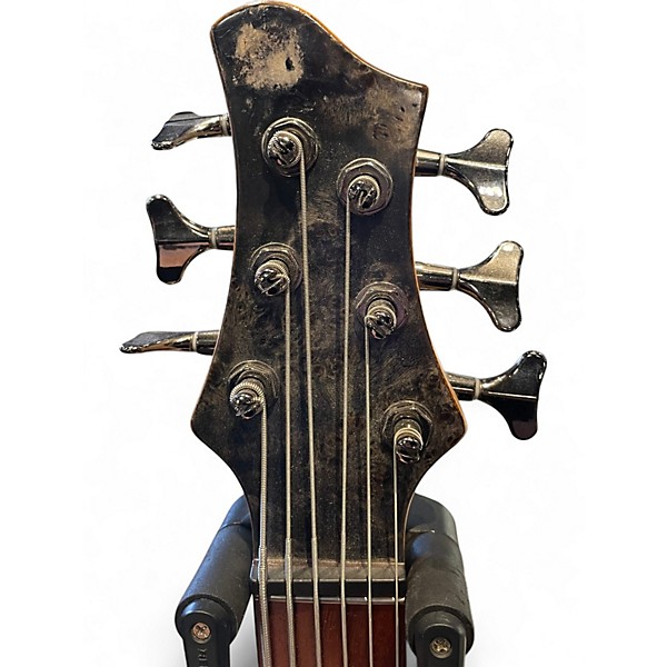 Used Ibanez BTB846 6 String Gray Electric Bass Guitar