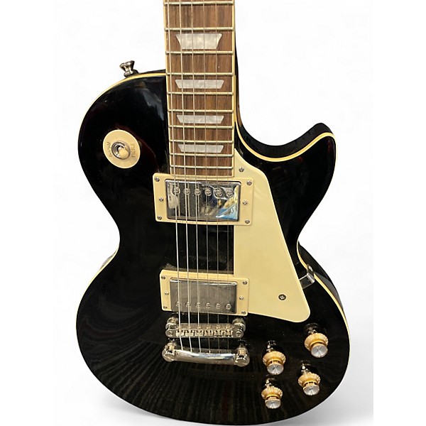 Used Epiphone LES PAUL Black and White Solid Body Electric Guitar