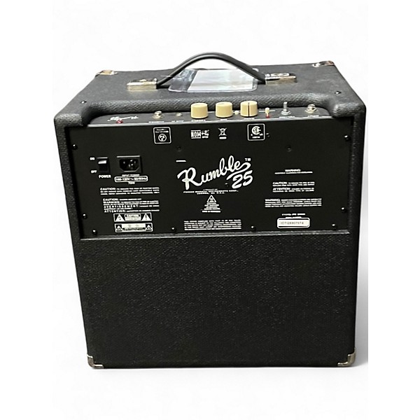 Used Fender Rumble 25 25W 1x10 Bass Combo Amp