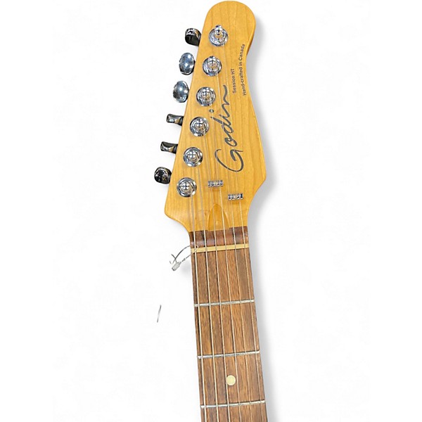 Used Godin Session Trans Cream Solid Body Electric Guitar