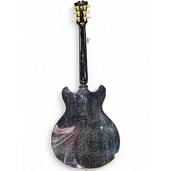 Used D'Angelico Excel Mini DC Black Dog Hollow Body Electric Guitar