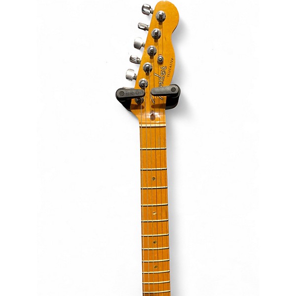 Used Fender American Deluxe Ash Telecaster 2 Color Sunburst Solid Body Electric Guitar