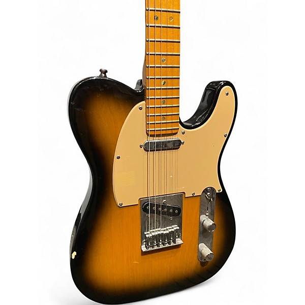 Used Fender American Deluxe Ash Telecaster 2 Color Sunburst Solid Body Electric Guitar