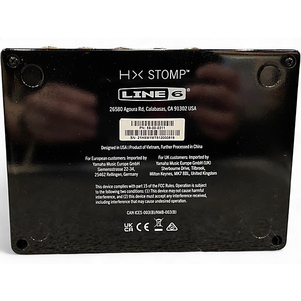 Used Line 6 HX Stomp Effect Processor