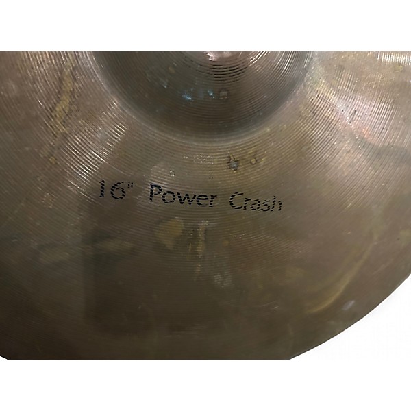 Used Paiste 16in 502 Bronze Power Crash Cymbal