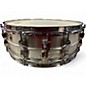 Vintage 1960s Ludwig 5X14 Acrolite Snare Brushed Chrome Drum