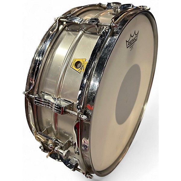 Vintage 1960s Ludwig 5X14 Acrolite Snare Brushed Chrome Drum