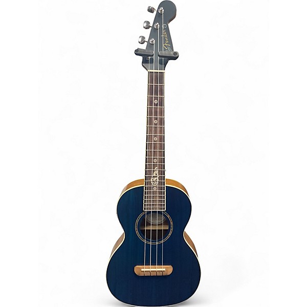 Used Fender dhani harrison signature ukelele Turquoise Ukulele