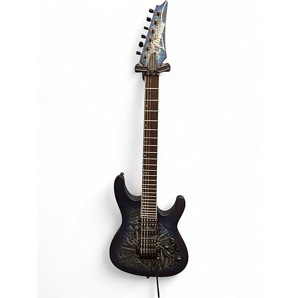 Used Ibanez 1P-01 Blue Solid Body Electric Guitar