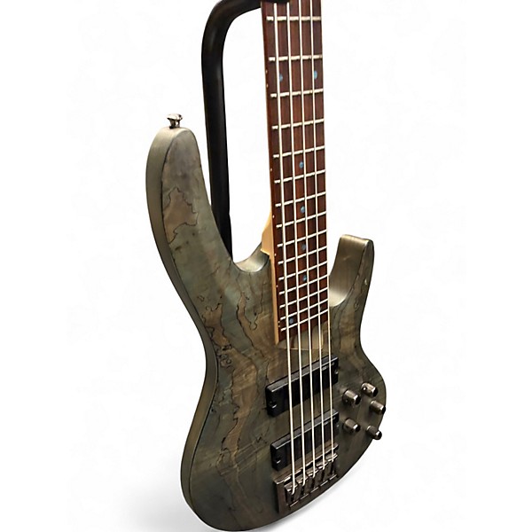 Used ESP LTD B205SM 5 String Brown Electric Bass Guitar