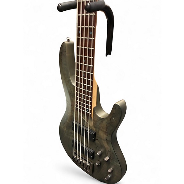 Used ESP LTD B205SM 5 String Brown Electric Bass Guitar