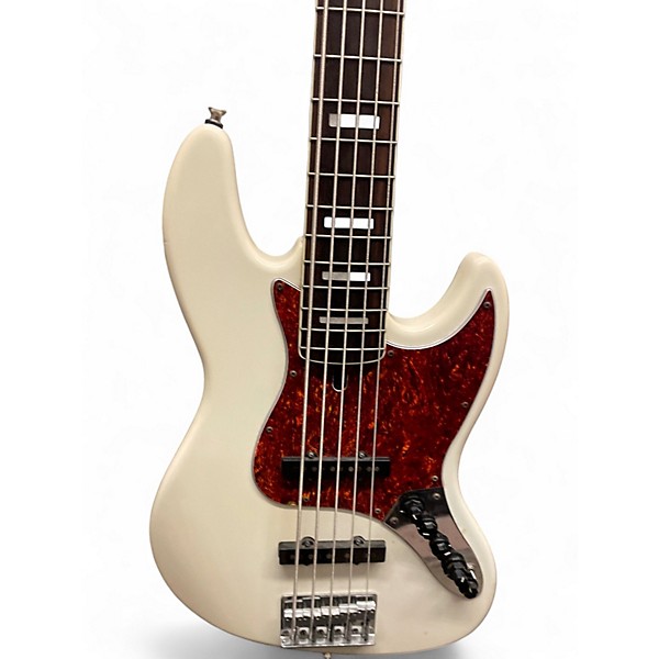 Used Sire Marcus Miller V7 Alder 5 String Vintage White Electric Bass Guitar