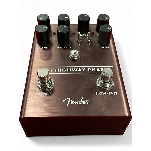 Used Fender LOST HIGHWAY PHASER Effect Pedal