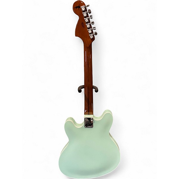 Used Fender tom delonge starcaster SURF GREEN Hollow Body Electric Guitar