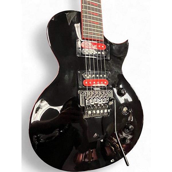 Used Kramer Assault 220 Black and Red Solid Body Electric Guitar