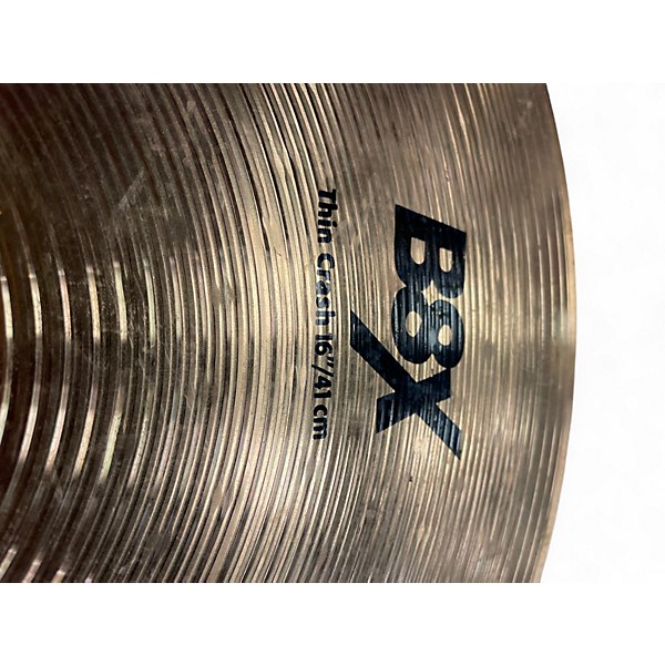 Used SABIAN 16in B8X Thin Crash Cymbal