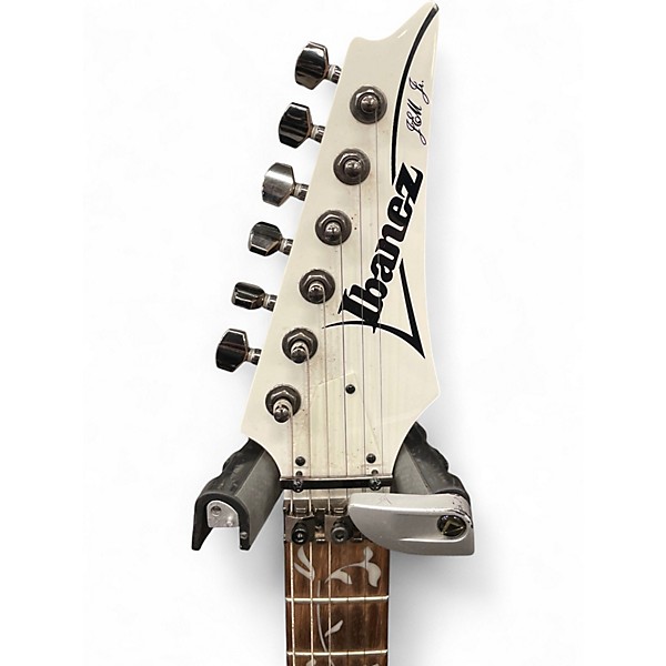 Used Ibanez JEMJR Classic White Solid Body Electric Guitar
