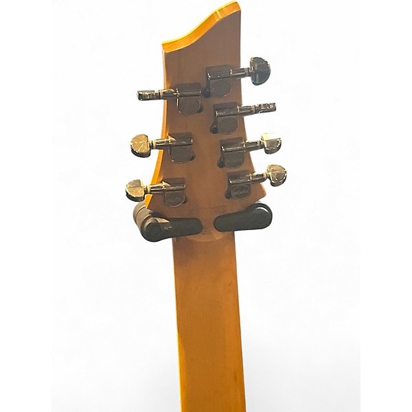 Used Schecter Guitar Research OMEN EXTREME 7 LEFTHANDED Black Cherry Solid Body Electric Guitar