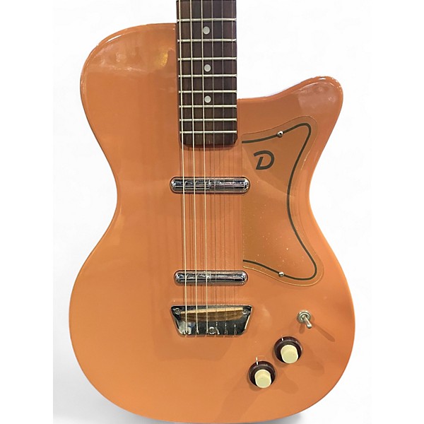 Used Danelectro U2 56 Reissue Salmon Solid Body Electric Guitar