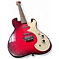 Used Silvertone 1449 Red Sparkle Burst Solid Body Electric Guitar