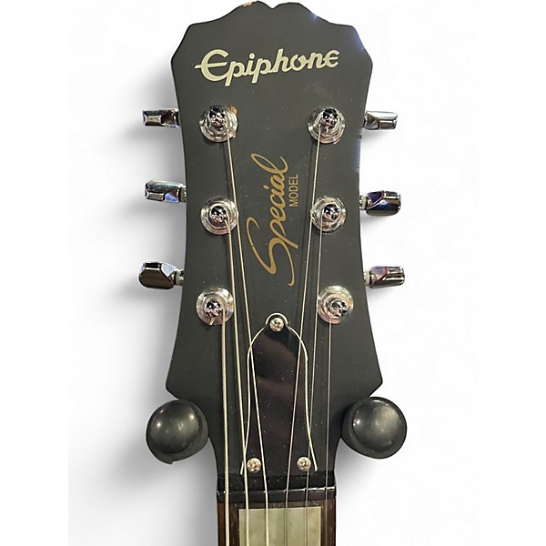 Used Epiphone Les Paul Special P90s Trans Matte Red Solid Body Electric Guitar