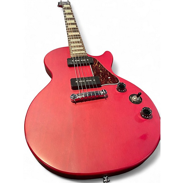 Used Epiphone Les Paul Special P90s Trans Matte Red Solid Body Electric Guitar