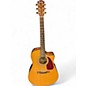 Used Fender CD220SCE Exotic Ash Burl Natural Acoustic Electric Guitar thumbnail