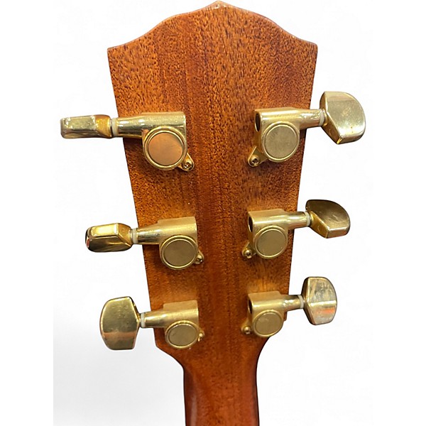 Used Fender CD220SCE Exotic Ash Burl Natural Acoustic Electric Guitar