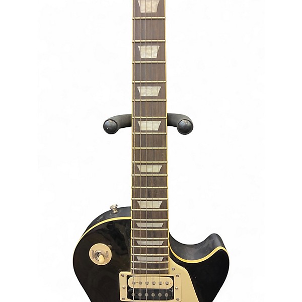 Used Epiphone Les Paul Traditional Pro Black Solid Body Electric Guitar