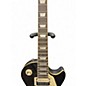 Used Epiphone Les Paul Traditional Pro Black Solid Body Electric Guitar