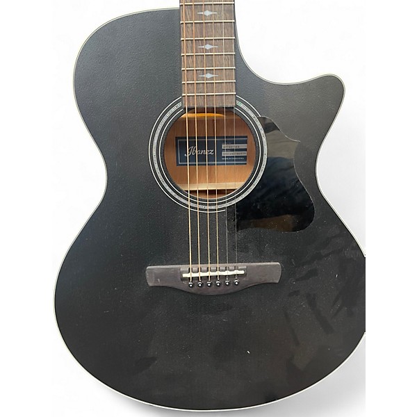 Used Ibanez AE140-WKH BLACK Acoustic Electric Guitar