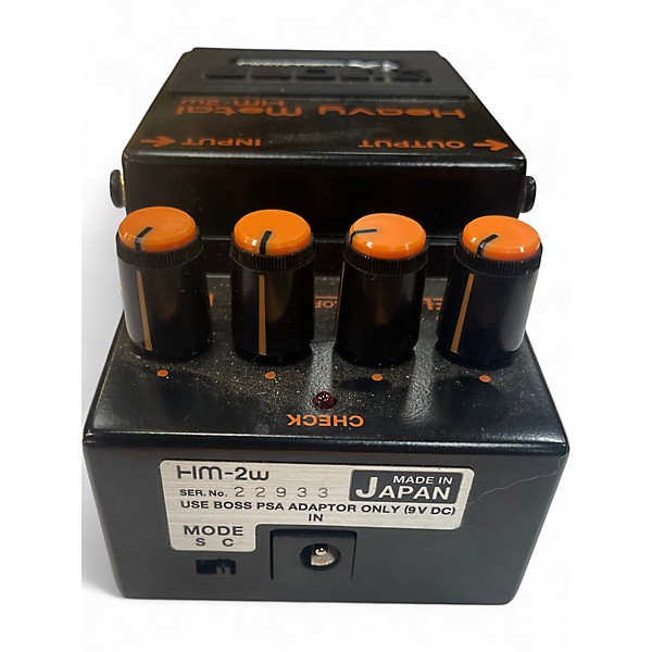 Used BOSS HM2 Heavy Metal Effect Pedal