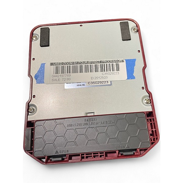 Used Zoom B1 FOUR Effect Processor