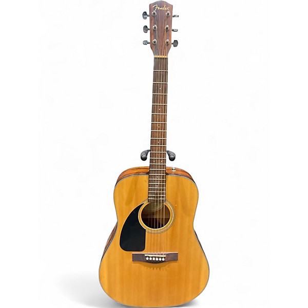 Used 2012 Fender CD100 Left Handed Natural Acoustic Guitar