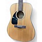 Used 2012 Fender CD100 Left Handed Natural Acoustic Guitar