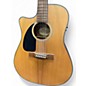 Used 2011 Fender CD100CE Left Handed Natural Acoustic Guitar
