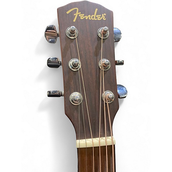 Used 2011 Fender CD100CE Left Handed Natural Acoustic Guitar