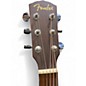 Used 2011 Fender CD100CE Left Handed Natural Acoustic Guitar
