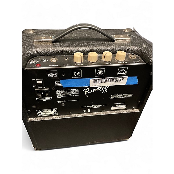 Used Fender Rumble 15 15W 1X8 Bass Combo Amp