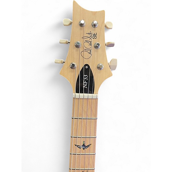 Used PRS SE NF53 White Doghair Solid Body Electric Guitar