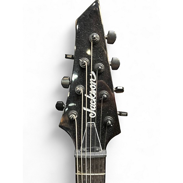 Used Jackson JS22 7 STRING  BLACK Solid Body Electric Guitar