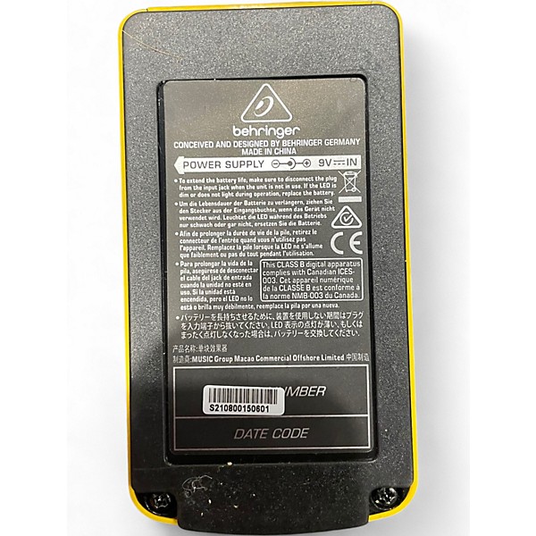 Used Behringer UC200 Stereo Chorus Effect Pedal