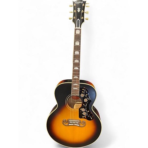 Used Epiphone Inspired By Gibson Custom 1957 SJ200 Reissue Vintage Sunburst Acoustic Electric Guitar