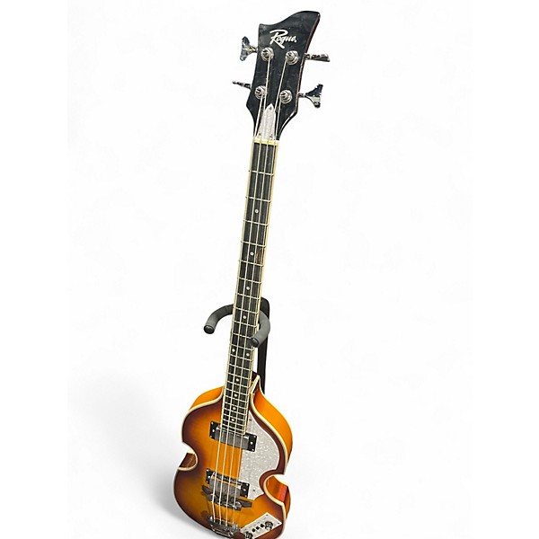 Used Rogue VB100 2 Tone Sunburst Electric Bass Guitar