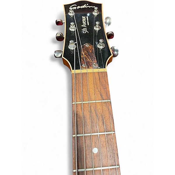 Used Godin 5th Avenue Kingpin II Brown Hollow Body Electric Guitar