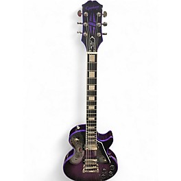Used Epiphone Les Paul Custom Purple Solid Body Electric Guitar