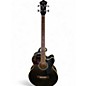 Used Ibanez AEB5E Black Acoustic Bass Guitar thumbnail