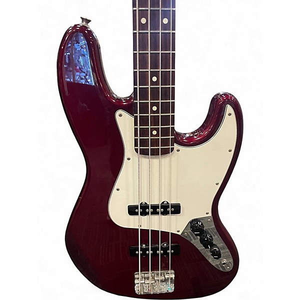 Used Fender JAZZ BASS Midnight Wine Electric Bass Guitar